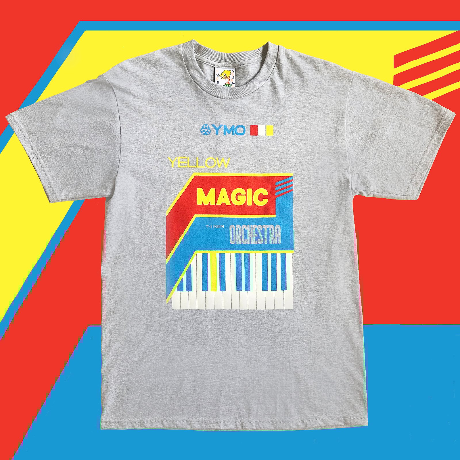 YMO YELLOW MAGIC ORCHESTRA シャツ Bricks Single Item] Yellow Magic Orchestra World Tour Design Shirt